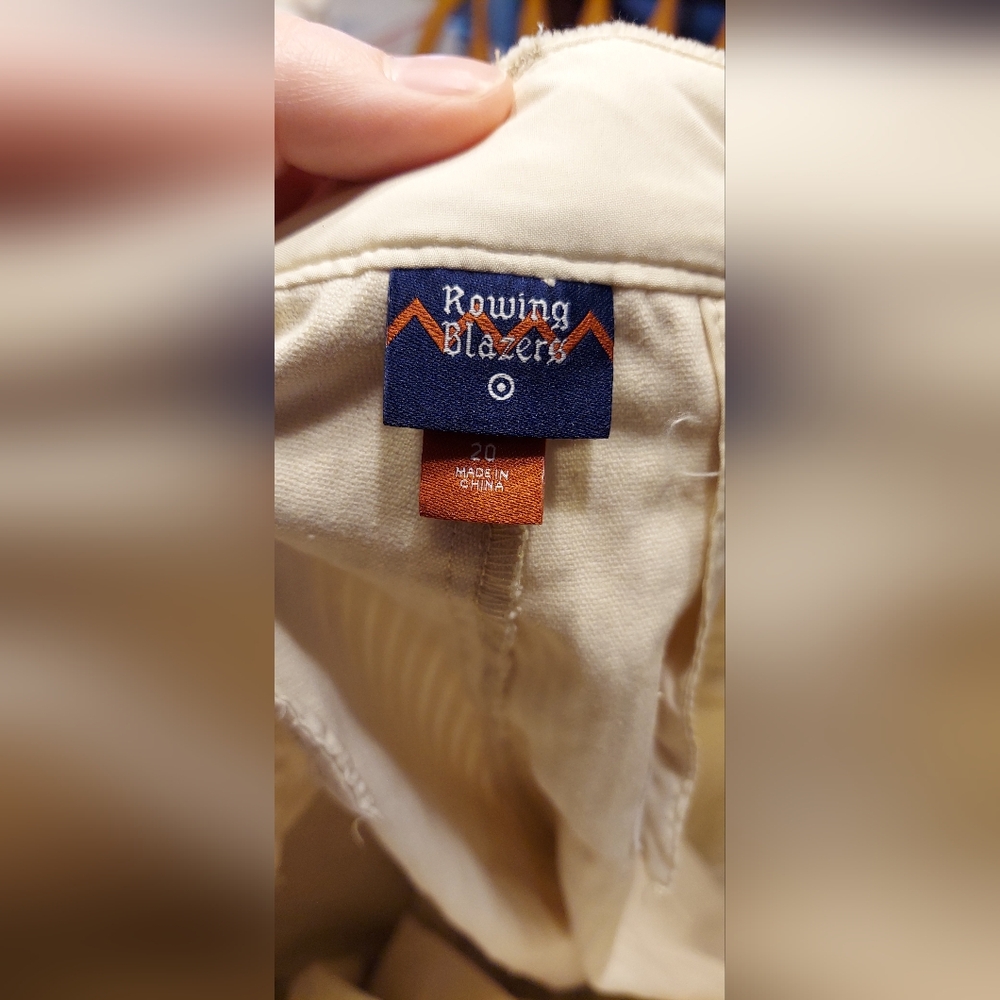 Rowing Blazers Cream Corduroy Pants - Picture 5 of 5